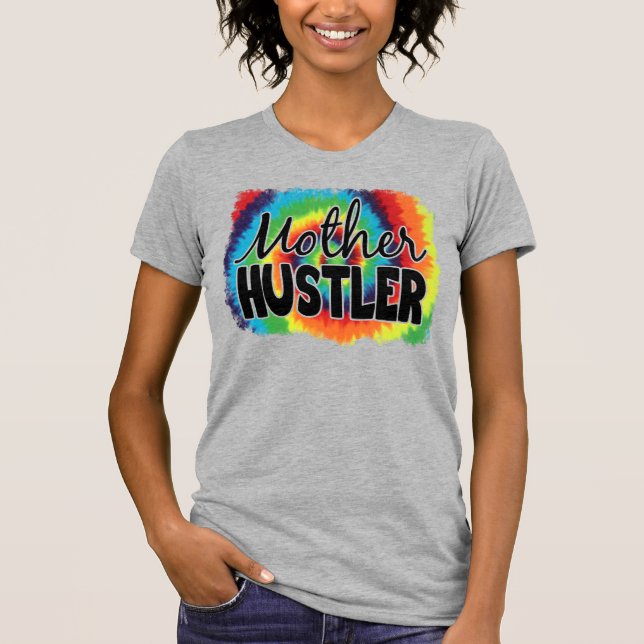 Camiseta Mãe Hustler Engraçado (Frente)