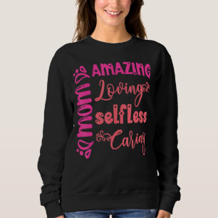 Camiseta Mãe Incrível Adorável Carinho Feliz da Mãe