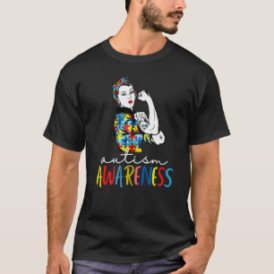 Camiseta Mãe Inquebrantável Conscientização sobre Autismo