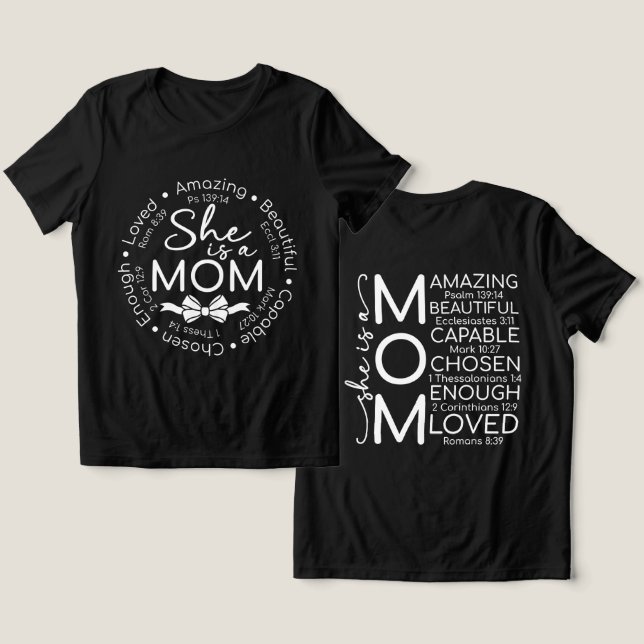 Camiseta Mãe Inspiradora (Design Frente e Verso)