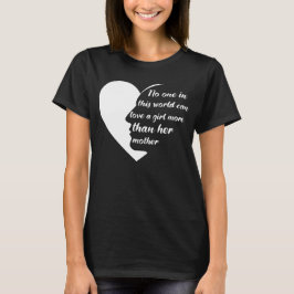 Camiseta-mãe inspiradora cita camiseta