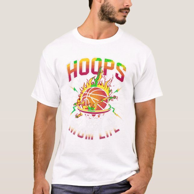 Camiseta Mãe, jogador de basquetebol (Frente)