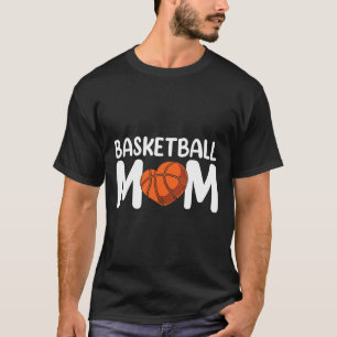 Camiseta Mãe jogador de treinador de basquetebol, mamãe