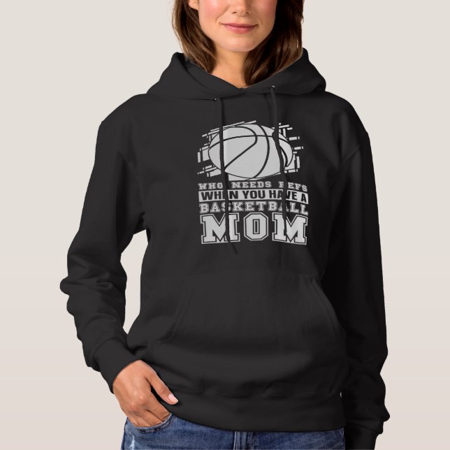 Camiseta Mãe Jogadora de Basquete de Rua Bball Hoops Basque (Frente)