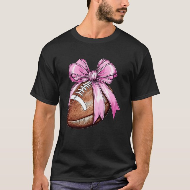 Camiseta Mãe Jogadora de Futebol com Laço Sedutor Dia das M (Frente)