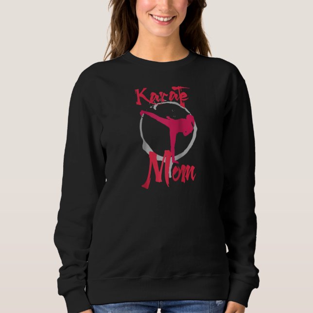 Camiseta Mãe Karate Raglan (Frente)