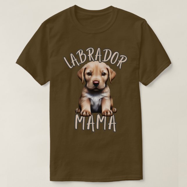 Camiseta mãe labradora 6 (Frente do Design)