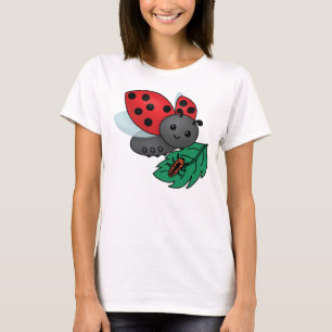 Camiseta Mãe Ladybug com Larvae