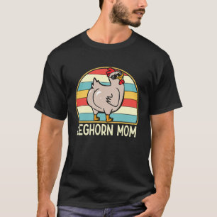 Camiseta Mãe Leghorn Frango Fofinho Criadora de Galinhas Mu
