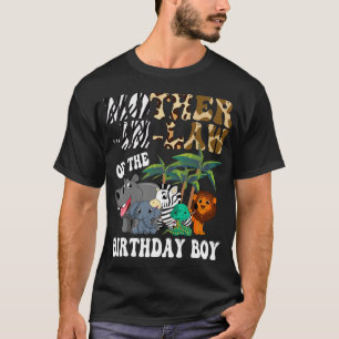 Camiseta Mãe-Lei da Criança de Aniversário Zoo Safari Celeb