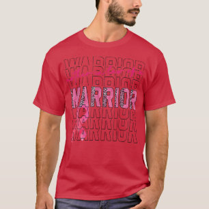 Camiseta Mãe-Lei De Um Cancer De Mama Leopardo Guerreiro