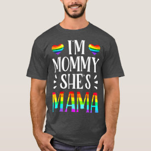 Camiseta Mãe lésbica Orgulho gay do presente sou mãe Ela é