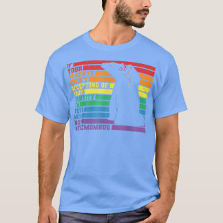 Camiseta Mãe LGBT Orgulho de Urso Mês Arco-Íris Transgênero