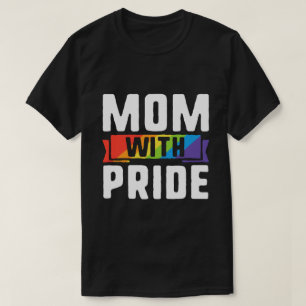 Camiseta Mãe LGBTQ Ally Mãe com Orgulho Mês