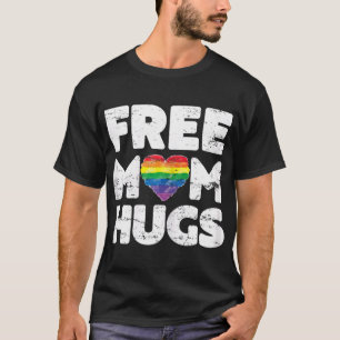 Camiseta Mãe Livre Abraça A Mãe Abraça O Arco-Íris Org