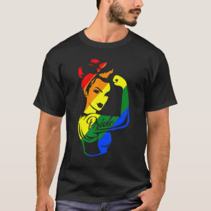 Camiseta Mãe Livre Abraça Arco-Íris Gay Lgbt Lésbica Orgulh