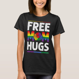 Camiseta Mãe Livre Abraça Gay Lgbt Mo Orgulho Girassol Colo