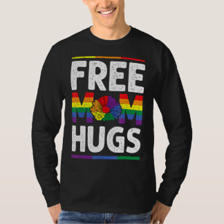 Camiseta Mãe Livre Abraça Gay Lgbt Mo Orgulho Girassol Colo
