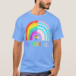 Camiseta Mãe livre abraça mães LGBTQ Orgulho gay LGBT LGBT