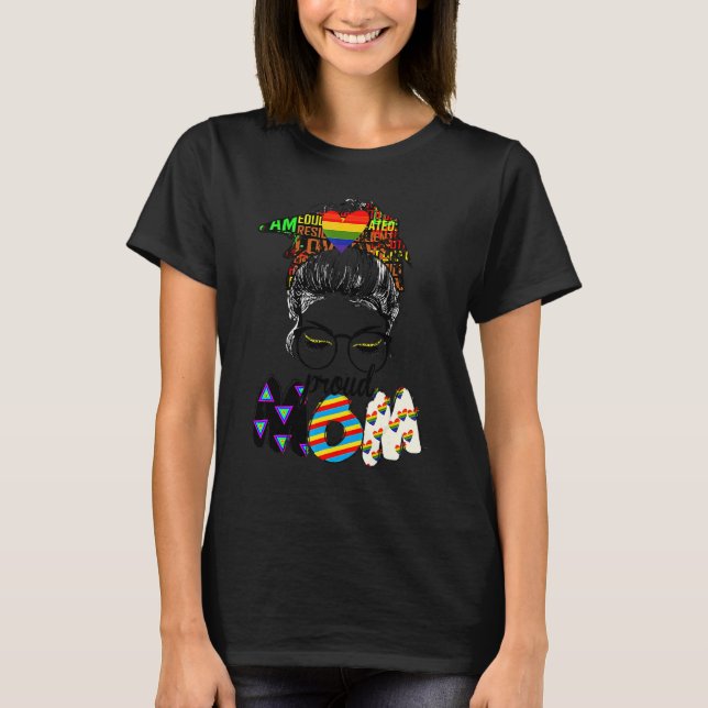 Camiseta Mãe Livre Abraça O Orgulho De Lgbt Mensageiro Sun  (Frente)