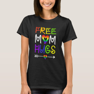 Camiseta Mãe Livre Abraça O Orgulho Lgbt Arco Arco Arco-Íri