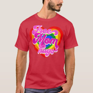 Camiseta Mãe Livre Abraça o Orgulho LGBT Mês