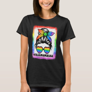 Camiseta Mãe Livre Abraça O Trigo Mágico Bun Arco Arco Lgbt