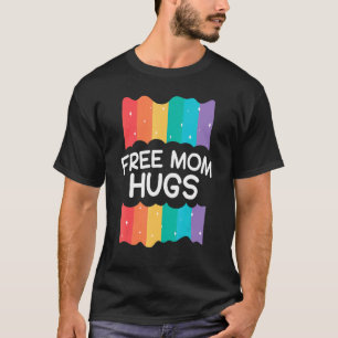 Camiseta Mãe Livre Abraça Orgulho 1 do Arco Arco-Íris 1