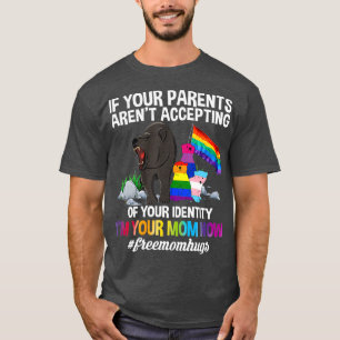 Camiseta Mãe Livre Abraça Orgulho gay LGBT
