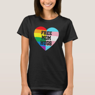 Camiseta Mãe Livre Abraça Orgulho gay Transgênero Bandeira 