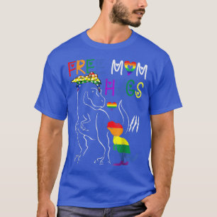 Camiseta Mãe Livre Abraça Orgulho LGBT Dinossauro Mama 