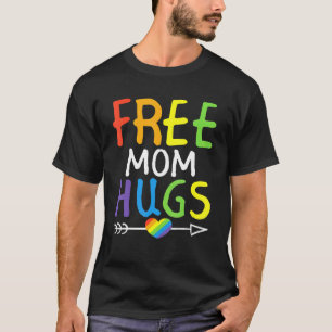 Camiseta Mãe Livre Abraça Orgulho LGBT Festival Mês Rainbow