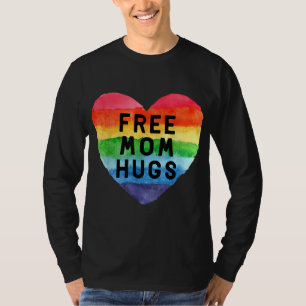 Camiseta Mãe Livre Abraça Paradas LGBT Gay do Orgulho Lésbi
