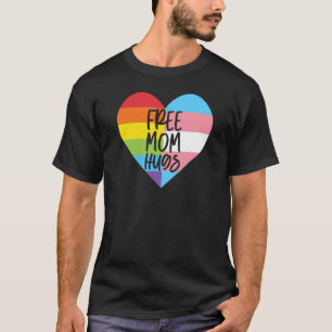 Camiseta Mãe Livre Abraça Pronounes Transgêneros LGBTQ Gêne