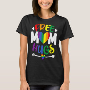 Camiseta Mãe Livre Abraça Rainbow LGBT Lésbica Gay Trans Pr