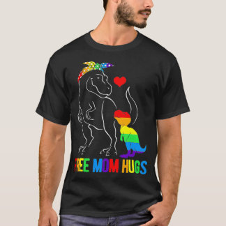 Camiseta Mãe Livre LGBT Abraça Dinossauro Re Mamasaurus All