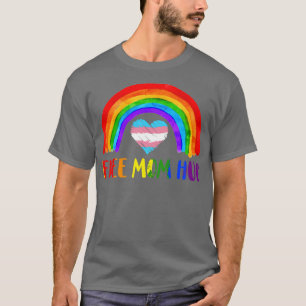 Camiseta Mãe livre LGBTQ abraça mães Orgulho gay LGBT