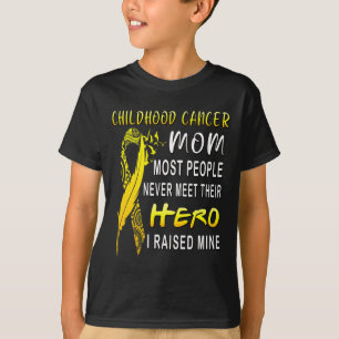 Camiseta Mãe Lutadora Contra o Câncer Infantil Meu Filho é 