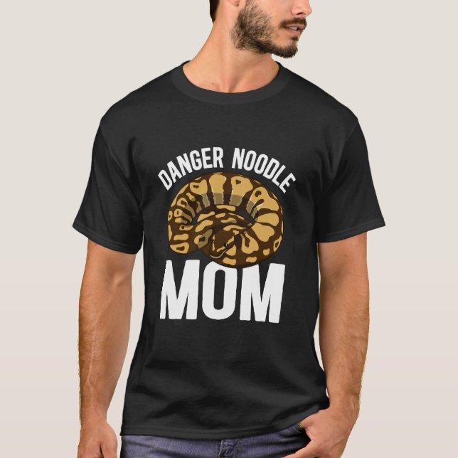 Camiseta Mãe Macaco de Bola Danger Noodle Mãe Proprietária  (Frente)