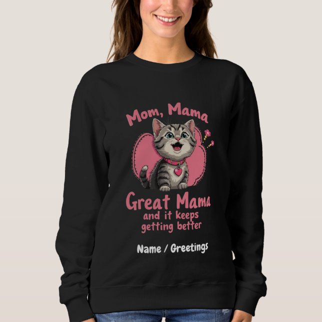 Camiseta Mãe, Mãe, A Mãe Excelente Está A Ficar Melhor Pers (Frente)
