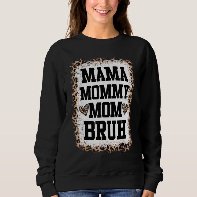 Camiseta Mãe mãe de Leopardo Sangrado (Frente)