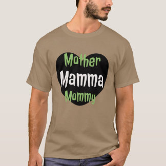 Camiseta Mãe mãe mamãe desenhou engraçado