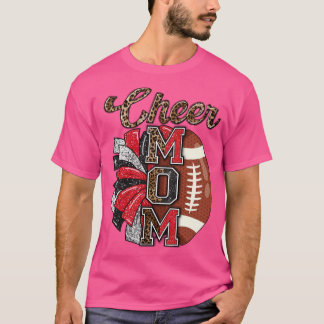 Camiseta Mãe Mãe Maroon Leopard Leopard Leoke Pom3