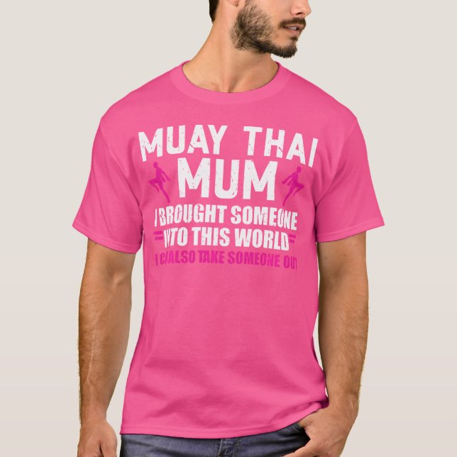 Camiseta Mãe Mãe Mauy Tailandês Muay Tailandês (Frente)