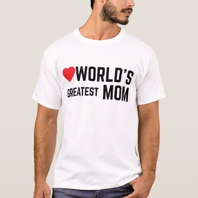 CAMISETA MÃE MAIOR DO MUNDO (Frente)