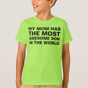 Camiseta Mãe Mais Incrível Filho Dizendo