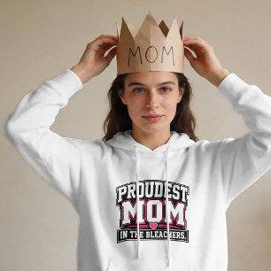 Camiseta Mãe Mais Orgulhosa nas Arquibancadas Mãe Esportiva