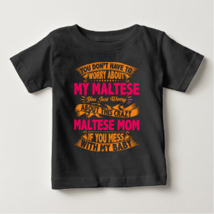 Camiseta Mãe Maltesa Louca