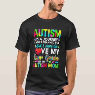 Camiseta Mãe Mama Autista Mês de Conscientização do Autismo