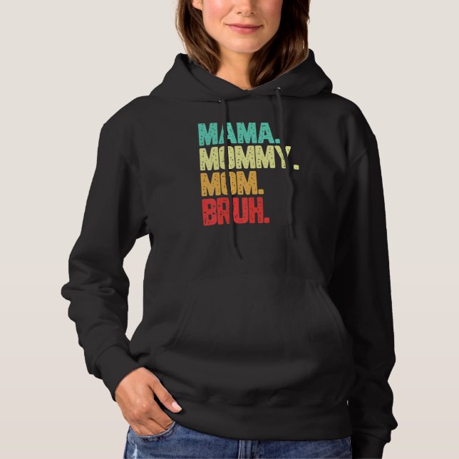 Camiseta Mãe Mamãe Bruh Boy Mãe Vintage (Frente)